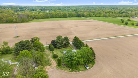 Aerial view at 160 W Union Road, Monrovia, IN