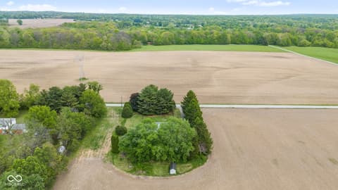 Aerial view at 160 W Union Road, Monrovia, IN