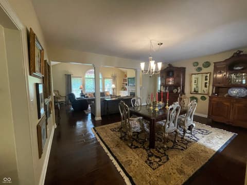 Dining room at 15524 Mission Hills Drive, Carmel, IN