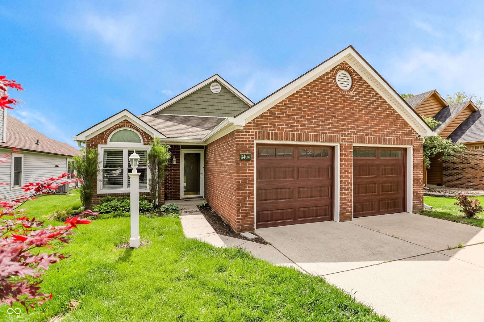 Front exterior at 3404 Maritime Drive, Indianapolis, IN