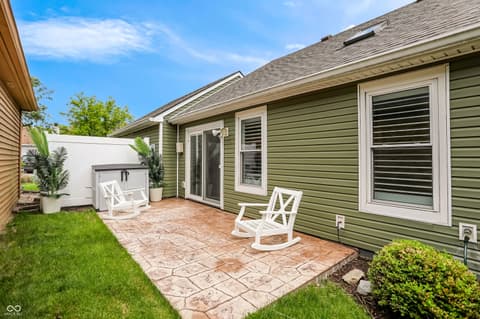 Outdoor living area at 3404 Maritime Drive, Indianapolis, IN