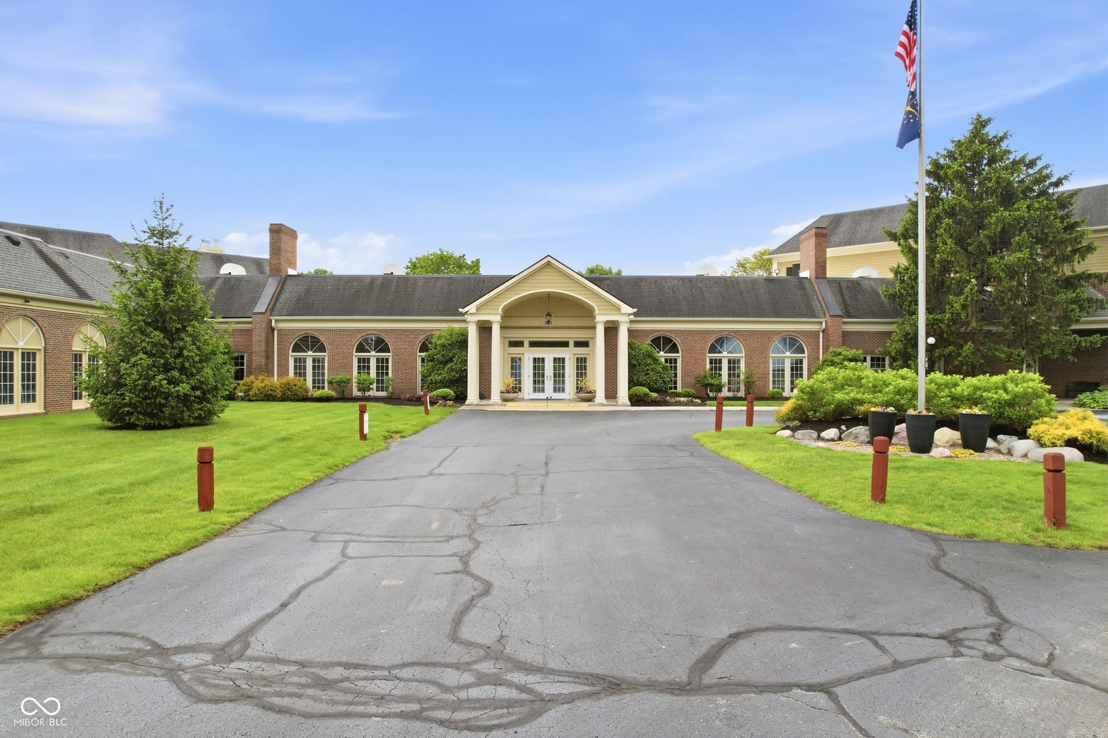 Front exterior at 7601 Newport Bay Drive, Indianapolis, IN