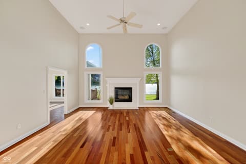 Living room at 12244 Bayhill Drive, Carmel, IN