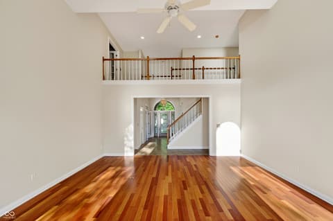 Living room at 12244 Bayhill Drive, Carmel, IN