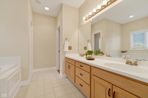 Bathroom at 12244 Bayhill Drive, Carmel, IN