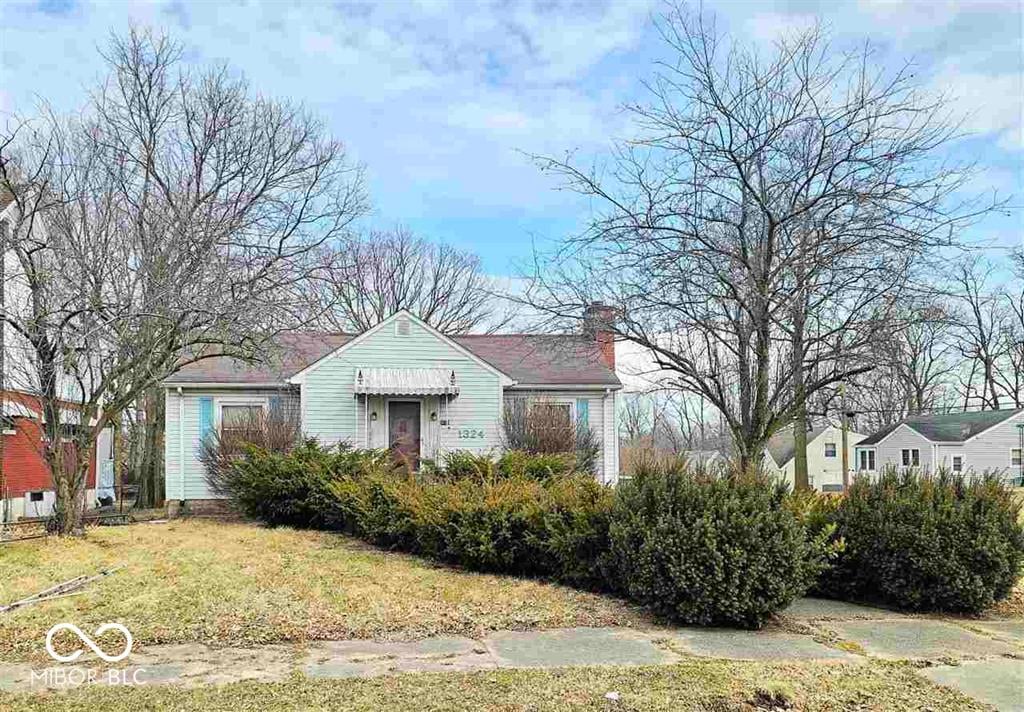 Front exterior at 1324 Thornburg Street, New Castle, IN