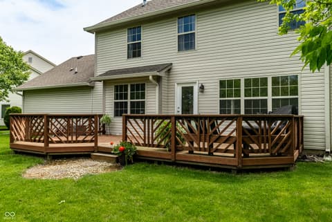 Backyard at 3111 Grandview Way, Westfield, IN