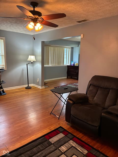 Living room at 1531 E Legrande Avenue, Indianapolis, IN