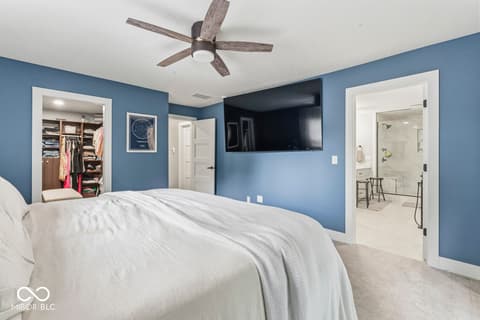 Primary bedroom at 939 Elmwood Circle, Noblesville, IN