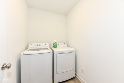 Laundry room at 7199 Governors Row, Avon, IN