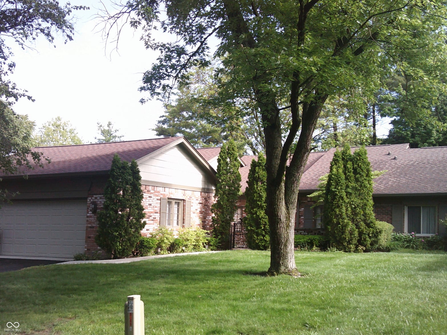 Front exterior at 5409 Greenwillow Road, Indianapolis, IN