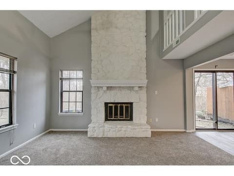 Fireplace — 7976 Valley Farms Court, Indianapolis, IN