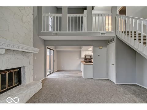 Living room at 7976 Valley Farms Court, Indianapolis, IN