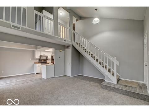 Living room at 7976 Valley Farms Court, Indianapolis, IN