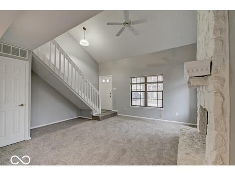 Living room at 7976 Valley Farms Court, Indianapolis, IN
