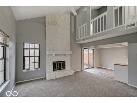 Fireplace — 7976 Valley Farms Court, Indianapolis, IN