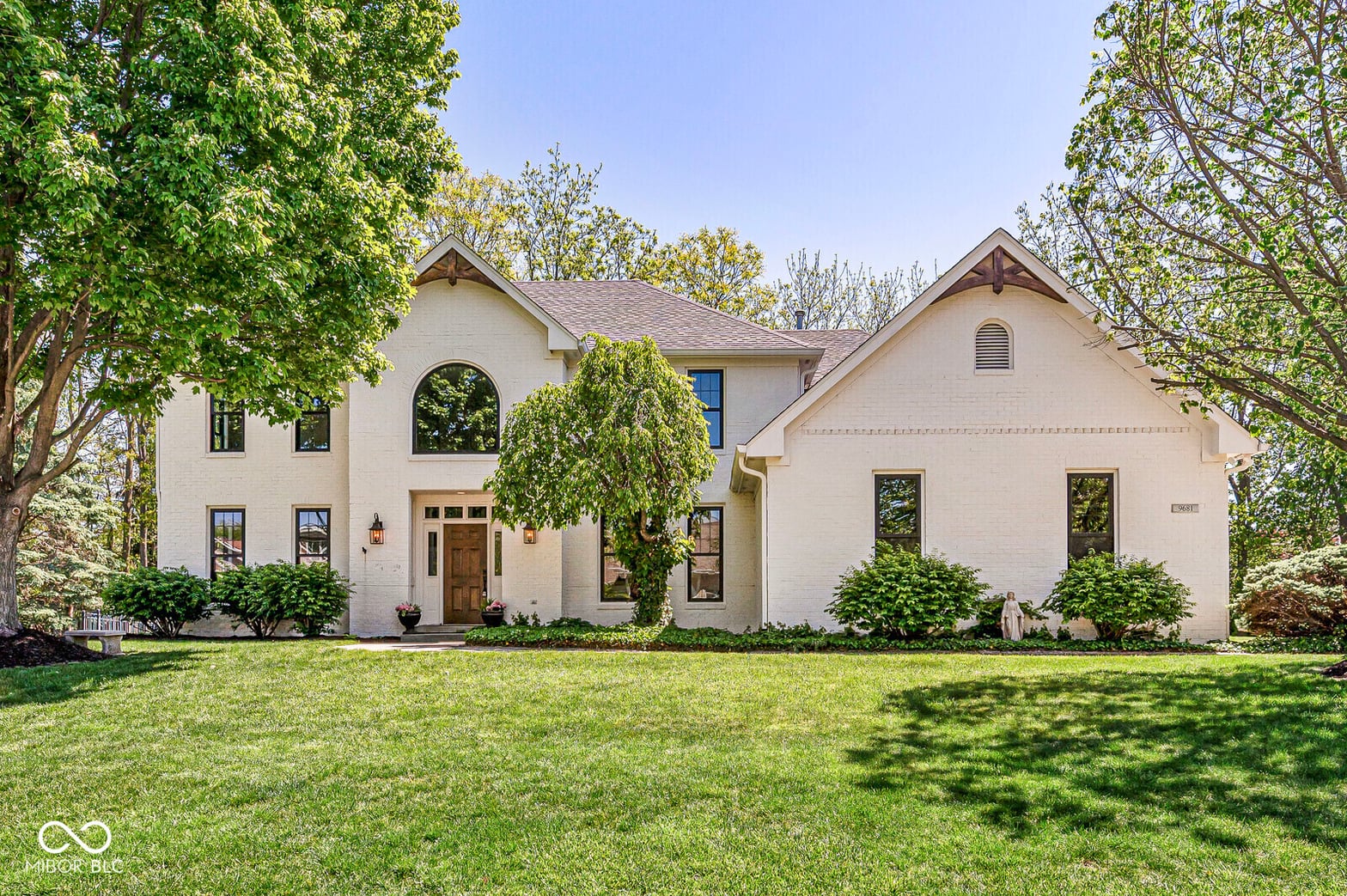 Front exterior at 9681 Sunwood Way, Carmel, IN