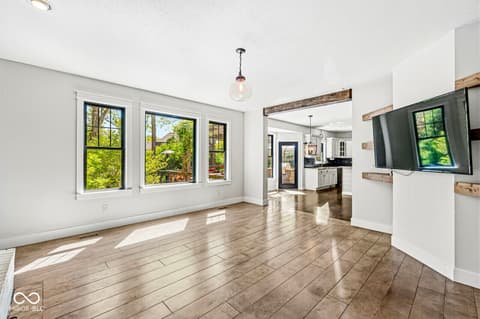 Living room at 9681 Sunwood Way, Carmel, IN