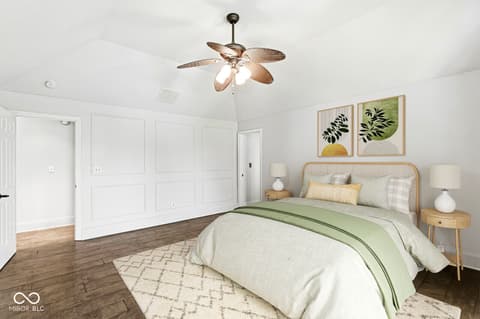 Primary bedroom at 9681 Sunwood Way, Carmel, IN