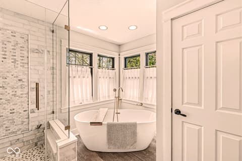 Primary bathroom at 9681 Sunwood Way, Carmel, IN