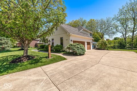 Side exterior at 9681 Sunwood Way, Carmel, IN