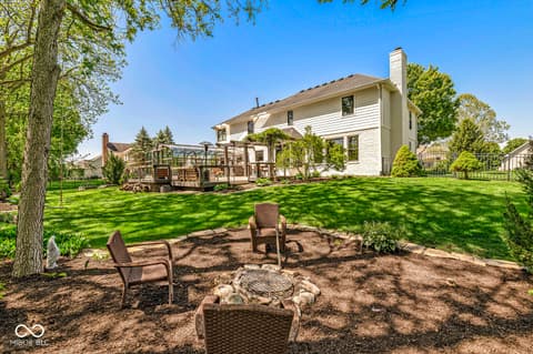 Backyard at 9681 Sunwood Way, Carmel, IN