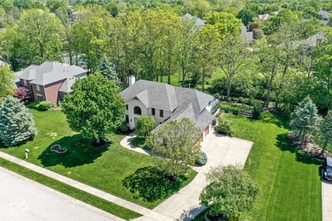 Aerial view at 9681 Sunwood Way, Carmel, IN