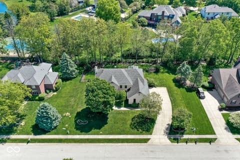 Aerial view at 9681 Sunwood Way, Carmel, IN