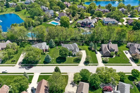 Aerial view at 9681 Sunwood Way, Carmel, IN