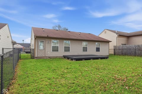 Backyard at 450 Ashby Drive, Greenfield, IN