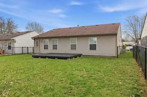 Backyard at 450 Ashby Drive, Greenfield, IN