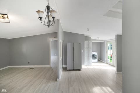 Living room at 429 E Walnut Street, Brownstown, IN