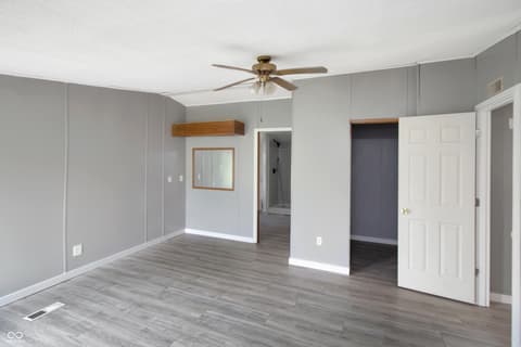 Primary bedroom at 429 E Walnut Street, Brownstown, IN