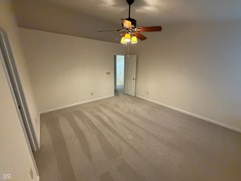 Primary bedroom at 1117 Harvest Ridge Circle, Franklin, IN