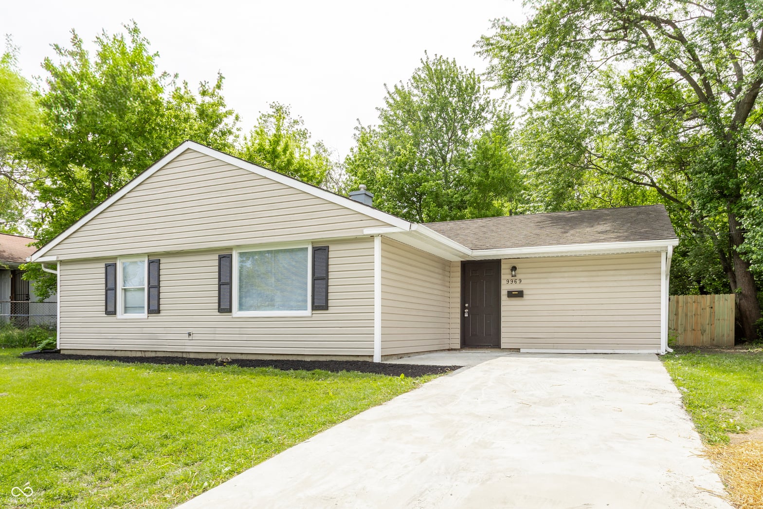 Front exterior at 9969 Montery Road, Indianapolis, IN