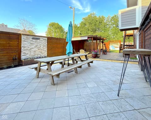 Outdoor living area at 6167 Guilford Avenue, Indianapolis, IN