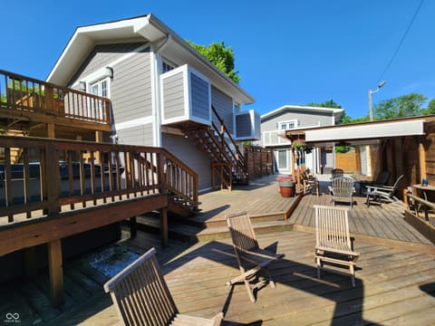 Outdoor living area at 6167 Guilford Avenue, Indianapolis, IN