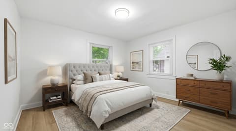 Bedroom at 4921 Crittenden Avenue, Indianapolis, IN