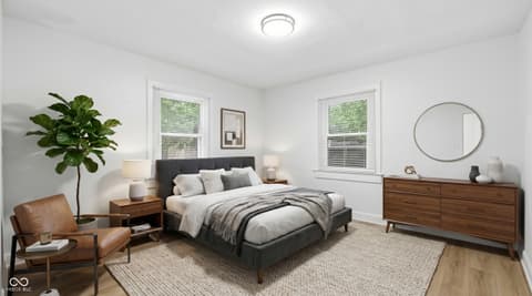 Bedroom at 4921 Crittenden Avenue, Indianapolis, IN