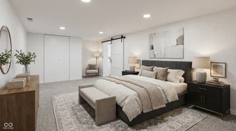 Bedroom at 4921 Crittenden Avenue, Indianapolis, IN