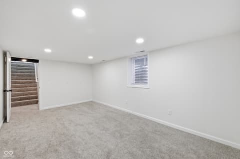 Basement at 4921 Crittenden Avenue, Indianapolis, IN