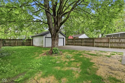 Yard at 4921 Crittenden Avenue, Indianapolis, IN