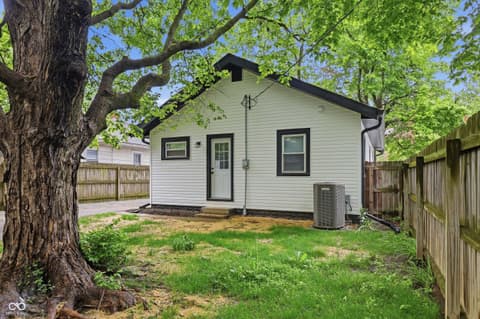 Backyard at 4921 Crittenden Avenue, Indianapolis, IN