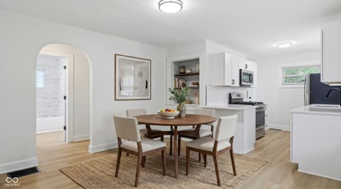 Dining room at 4921 Crittenden Avenue, Indianapolis, IN