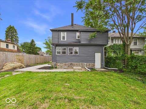 Backyard at 1361 N Lasalle Street, Indianapolis, IN