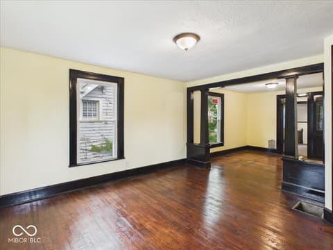 Living room at 1361 N Lasalle Street, Indianapolis, IN