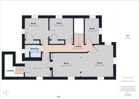 Floor Plan — 1361 N Lasalle Street, Indianapolis, IN