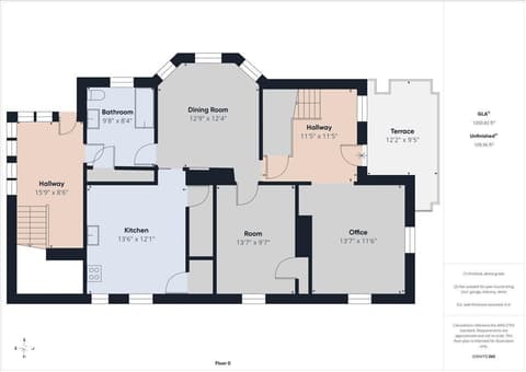 Floor Plan — 1361 N Lasalle Street, Indianapolis, IN