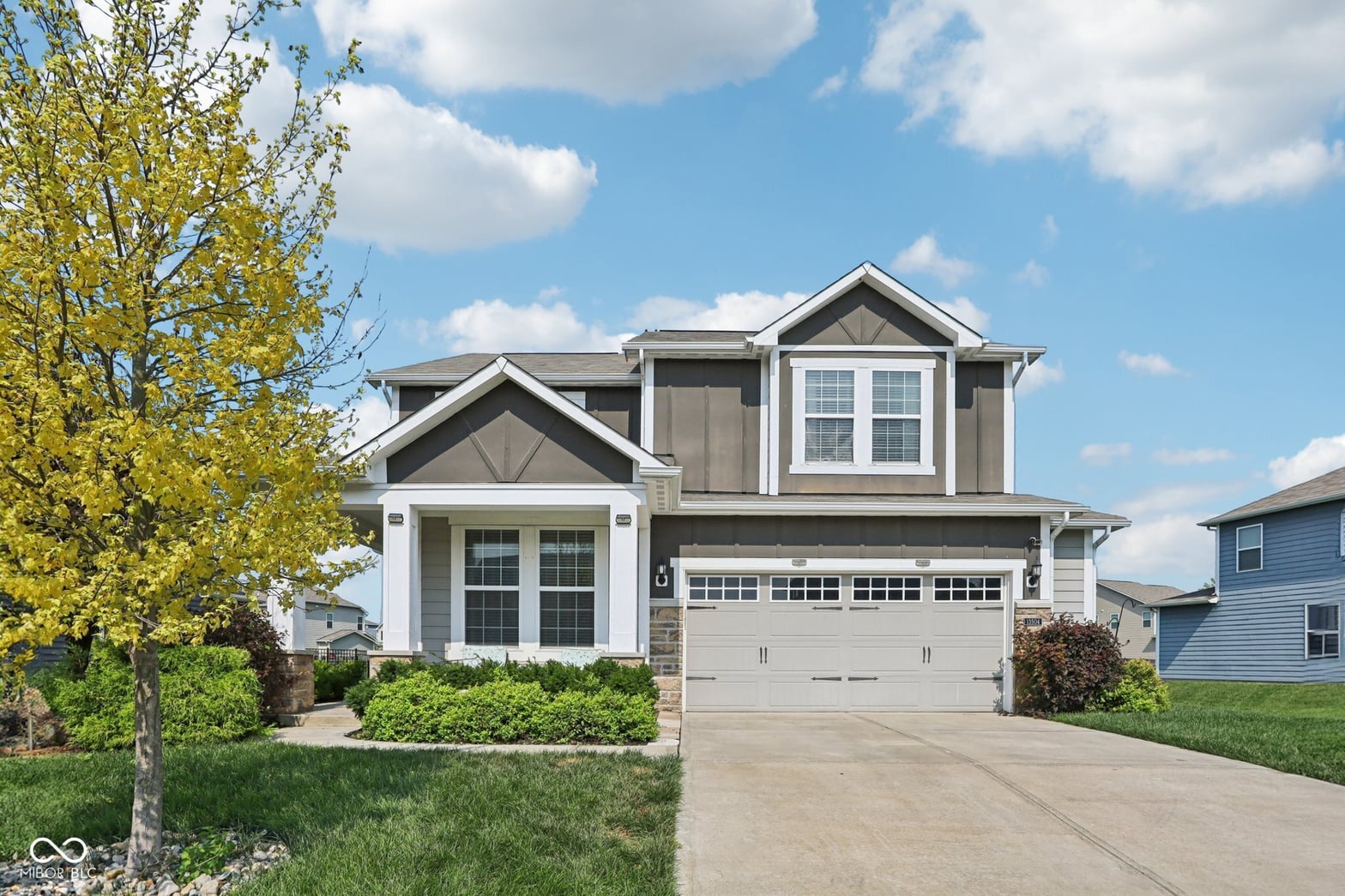 Front exterior at 13504 Forest Glade Drive, Fishers, IN