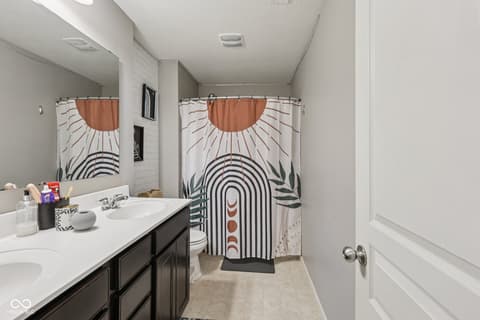 Bathroom at 13504 Forest Glade Drive, Fishers, IN